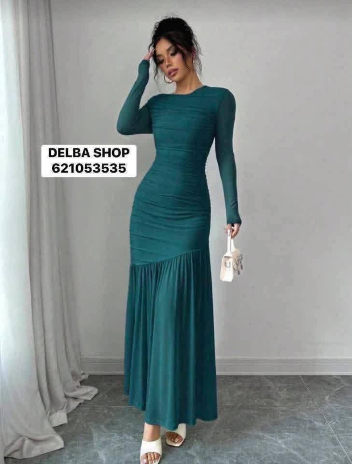 Embroidered Formal Dress