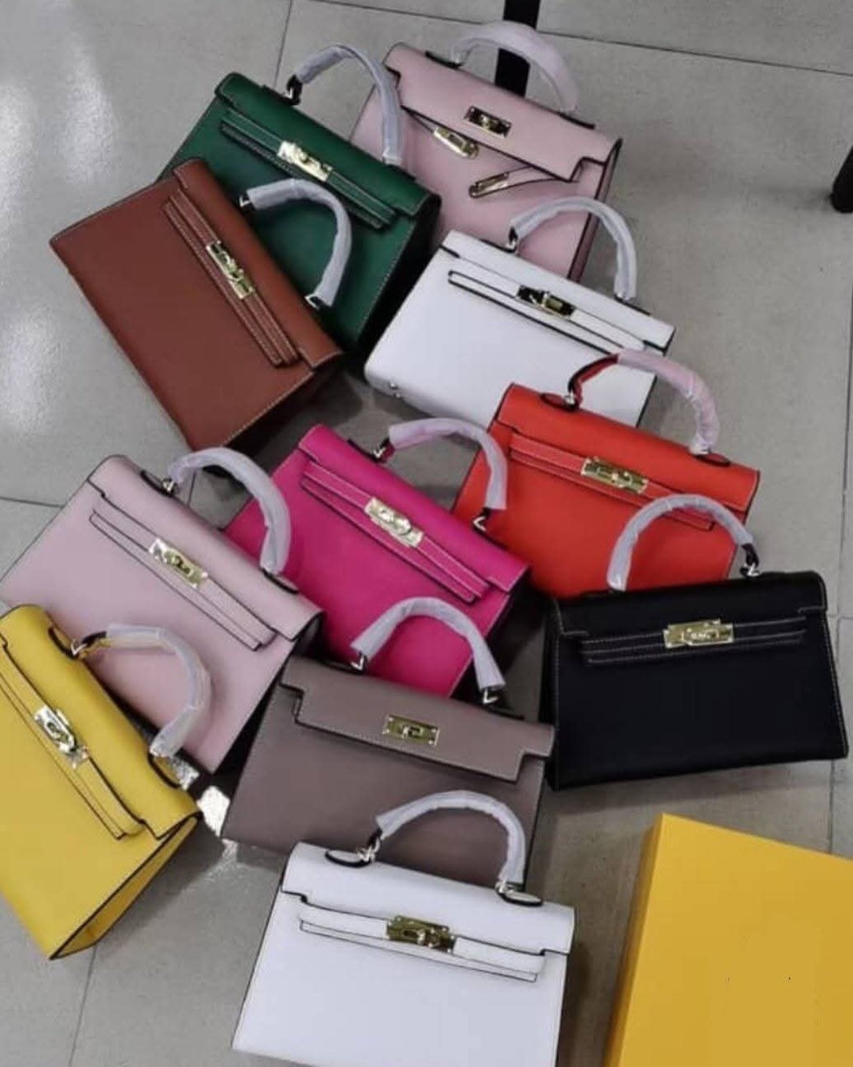 Color-Pop Mini Top-Handle Bag