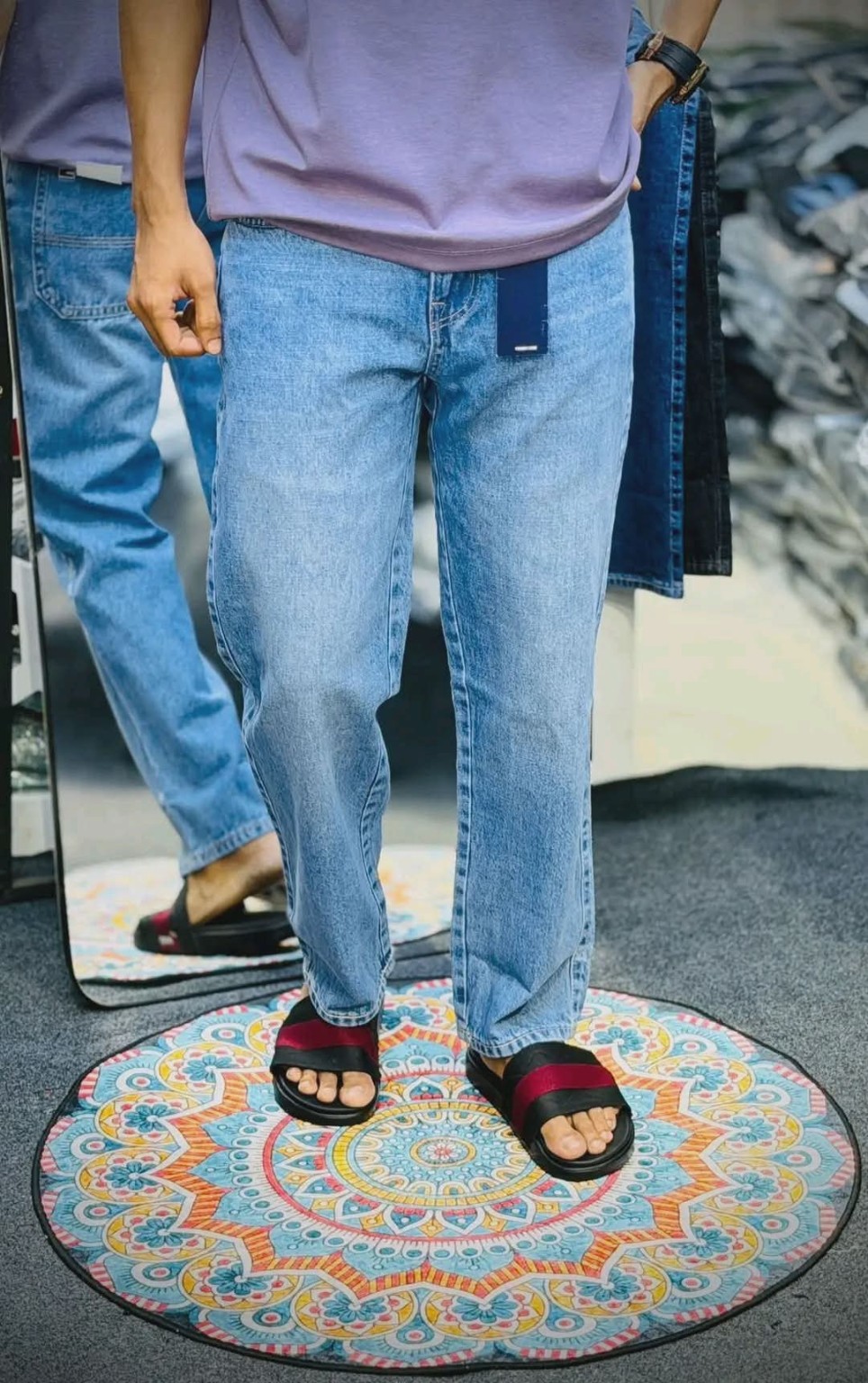 Clean Straight Denim